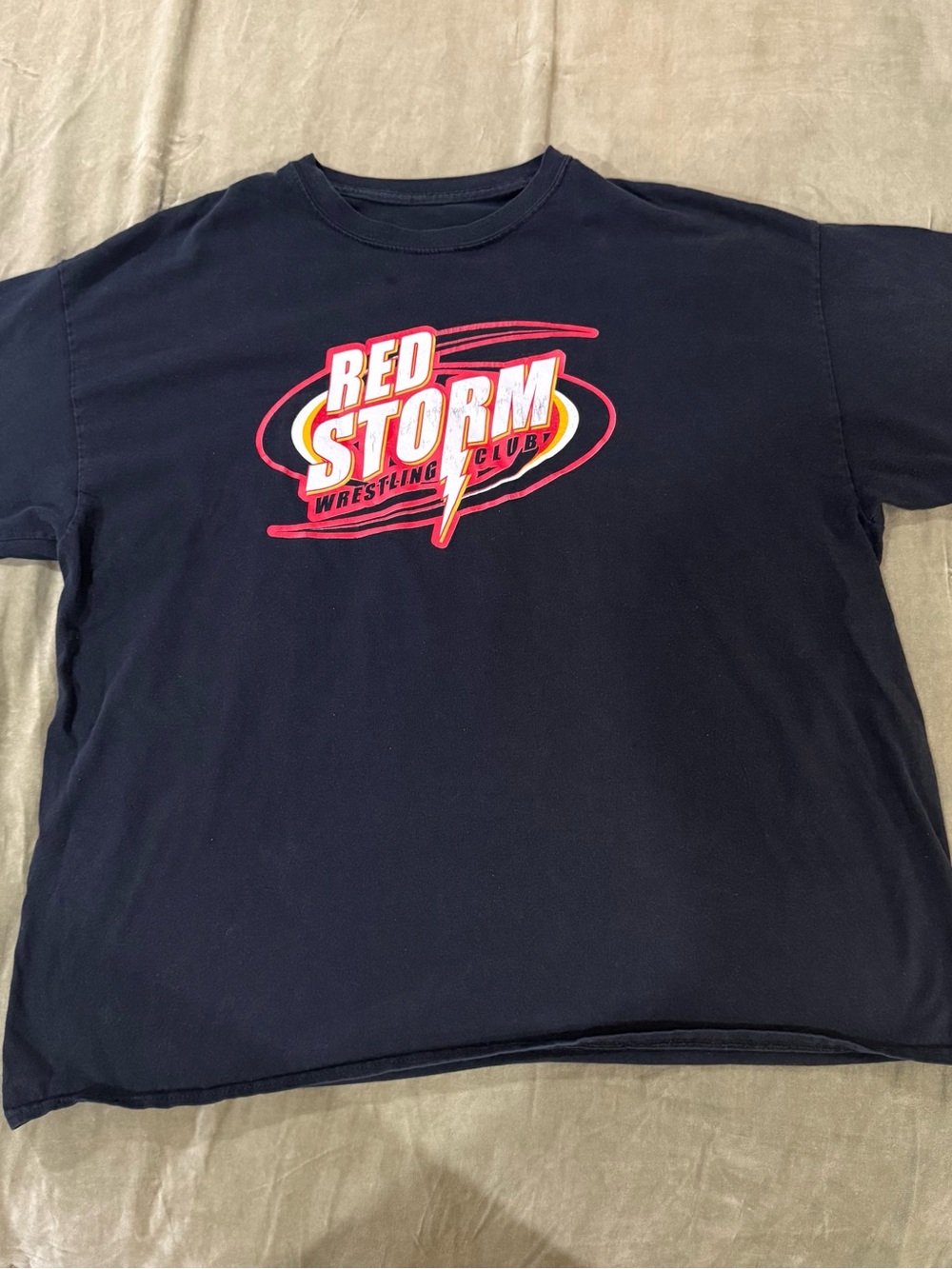 Vintage Red Storm Wrestling Club Tee – XL
